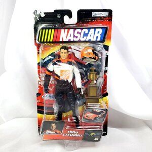 Tony Stewart #20 NASCAR 2003 Action Figure By Jakks Pacific Road Champs 6 inch